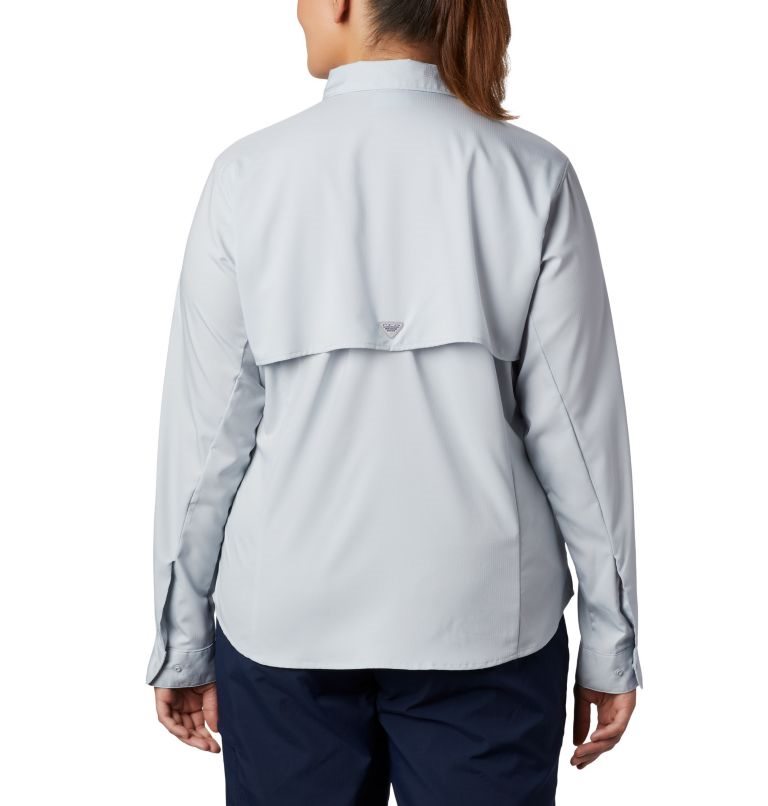 Women's Columbia PFG Tamiami II Long Sleeve Shirts Light Grey | Plus Size CA-L3450